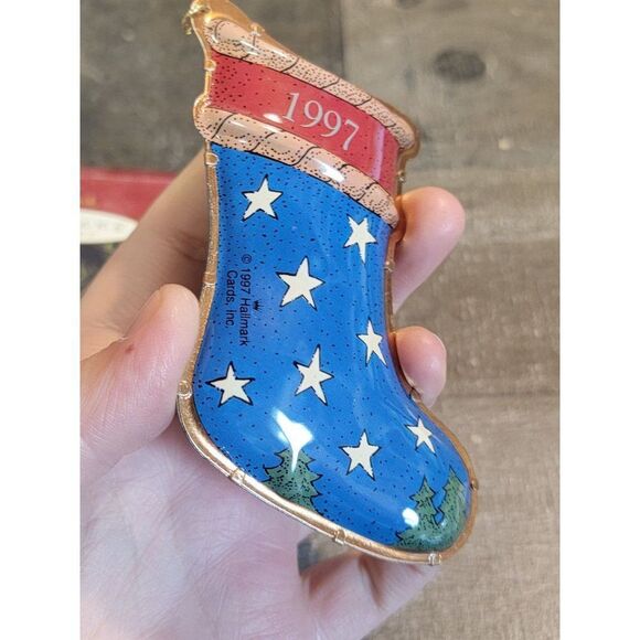 Hallmark 1997 daughter ornament Xmas Decor stocking - Picture 4 of 5